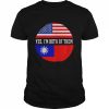 Yes I’m Both of Them American Flag Of Taiwan T-Shirt Classic Men's T-shirt