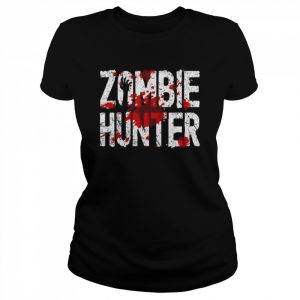 Zombie hunter halloween costume blood splatter  Classic Women's T-shirt