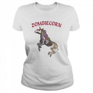 Zombiecorn Zombie Unicorn Halloween Costume Rainbow Undead  Classic Women's T-shirt