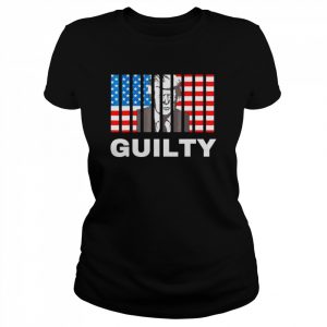 guilty anti-Trump American flag political  Classic Women's T-shirt