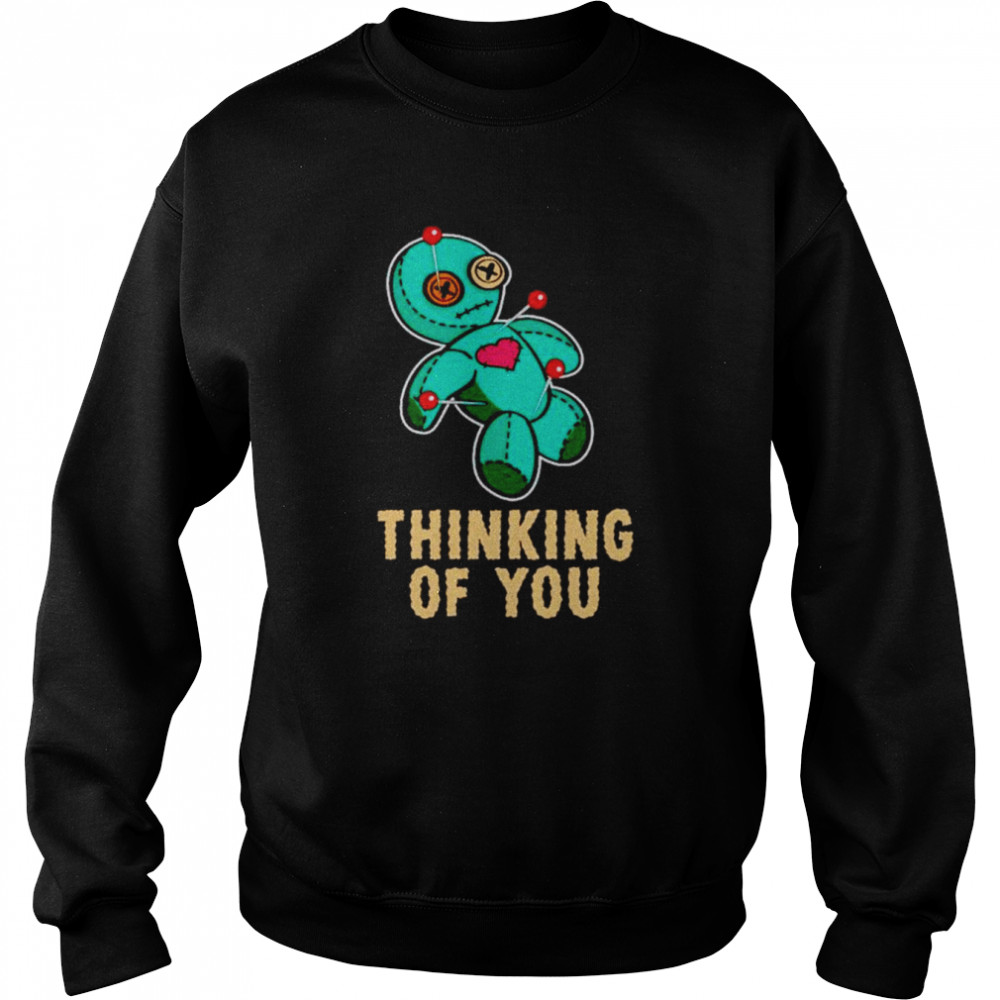 voodoo doll thinking of you T- Unisex Sweatshirt