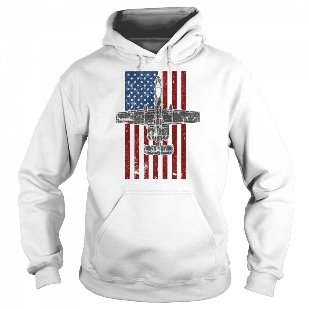 A10 Thunderbolt Vintage Flag  Unisex Hoodie