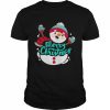 Adorable Reindeer Snowman Christmas  Classic Men's T-shirt