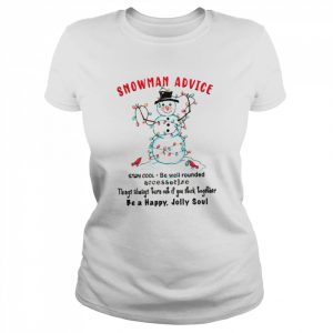 Advice With Christmas Light Snowman  Classic Women's T-shirt