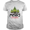 Aesthetic Design Christmas Trees  Classic Men's T-shirt