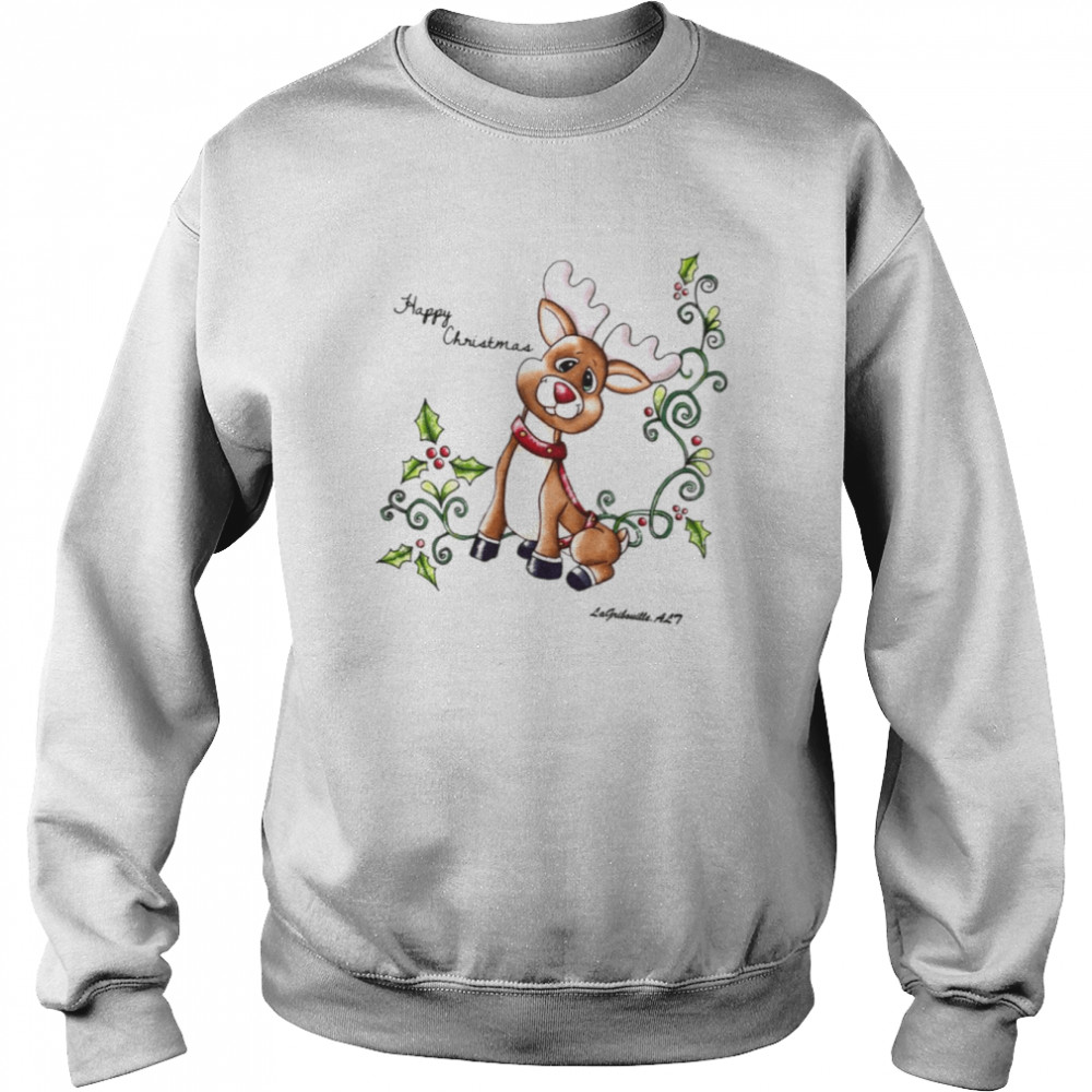 Aesthetic Design Reindeer Design Christmas  Unisex Sweatshirt