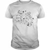 Aesthetic Lineart Merry Christmas And Happy New Year 2022  Classic Men's T-shirt