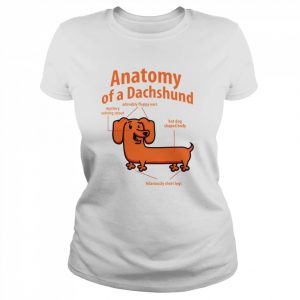 Anatomy Of A Dachshund  Classic Women's T-shirt