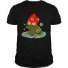 Animated Art Frog With A Strawberry Hat  Classic Men's T-shirt