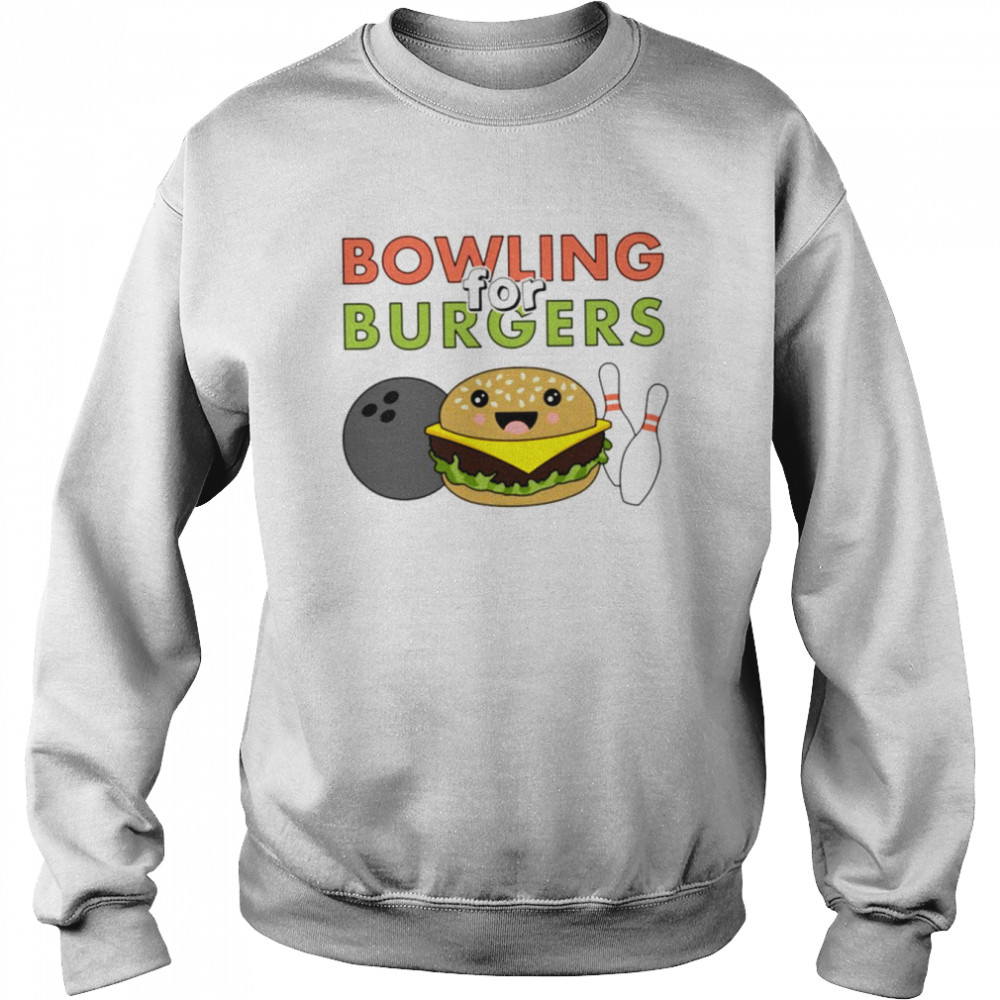 Animated Design Bowling For Burgers  Unisex Sweatshirt