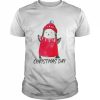 Animated Penguin Wearing Red Hat  Classic Men's T-shirt