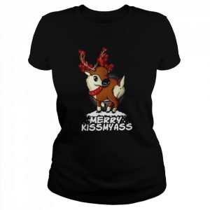 Baby Reindeer Merry Kiss My Ass Xmas  Classic Women's T-shirt