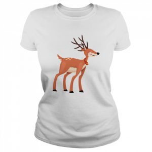 Baby Reindeer Waiting For Christmas  Classic Women's T-shirt