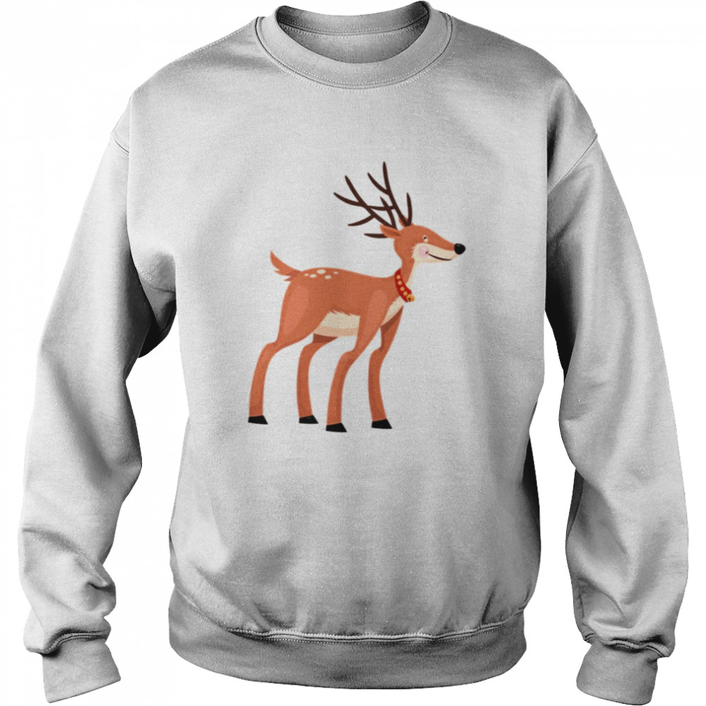 Baby Reindeer Waiting For Christmas  Unisex Sweatshirt