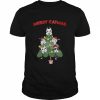 Be Careful With Cat Playing With Christmas  Classic Men's T-shirt