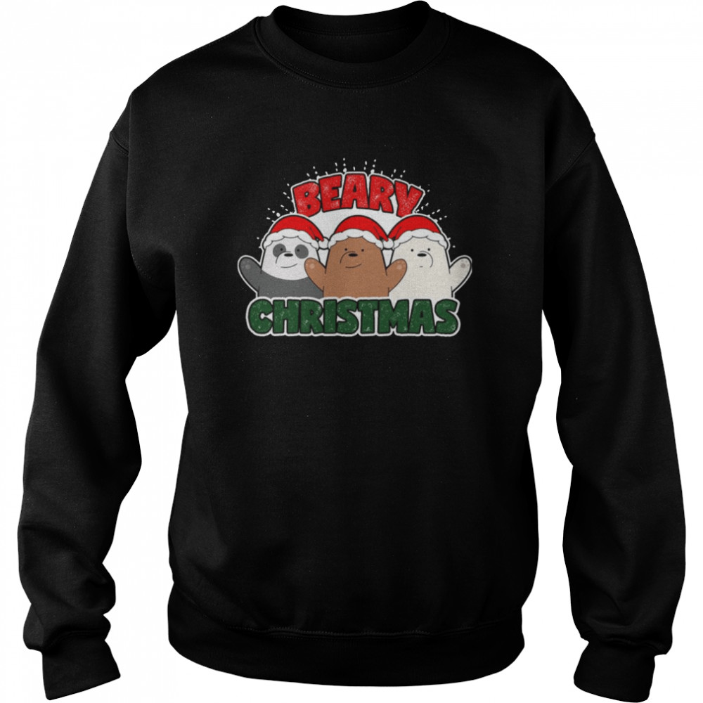 Beary Christmas Polar Bear  Unisex Sweatshirt