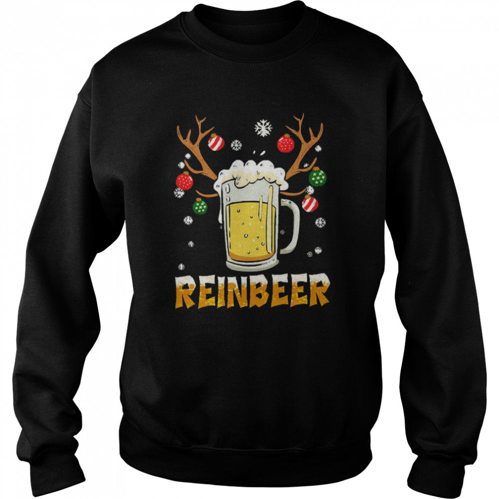 Beer Design Reindeer Christmas Design Xmas  Unisex Sweatshirt