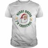 Beer Santa Merry Drunk I’m Christmas  Classic Men's T-shirt