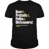 Beer pretzels polka weisswurst  Classic Men's T-shirt