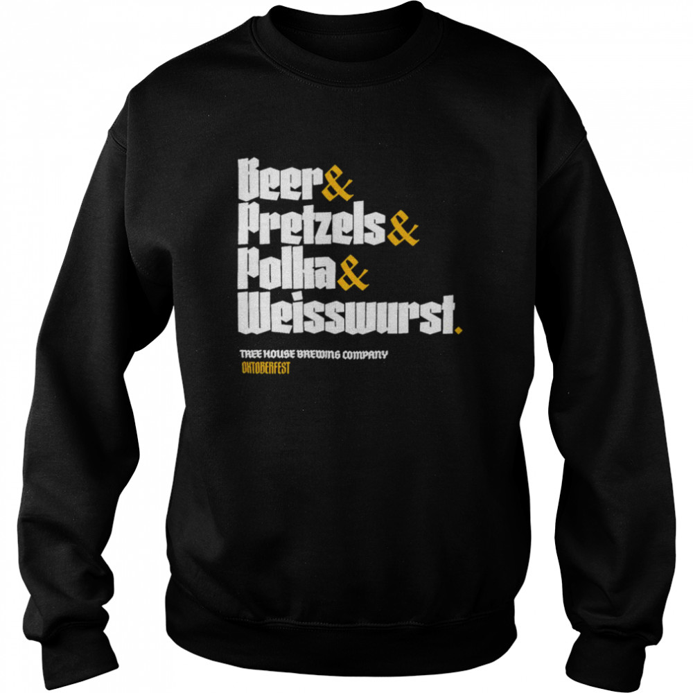 Beer pretzels polka weisswurst  Unisex Sweatshirt