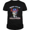 Biden Drink Beer 4th Of July Merry 4th Of Halloween Joe Biden Halloween T Shirt Classic Men's T-shirt