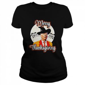 Biden Merry Thanksgiving, Biden 2022 Halloween vintage  Classic Women's T-shirt