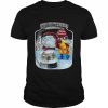 Big Jar Of Santa And Snow Merry Christmas Everyone  Classic Men's T-shirt