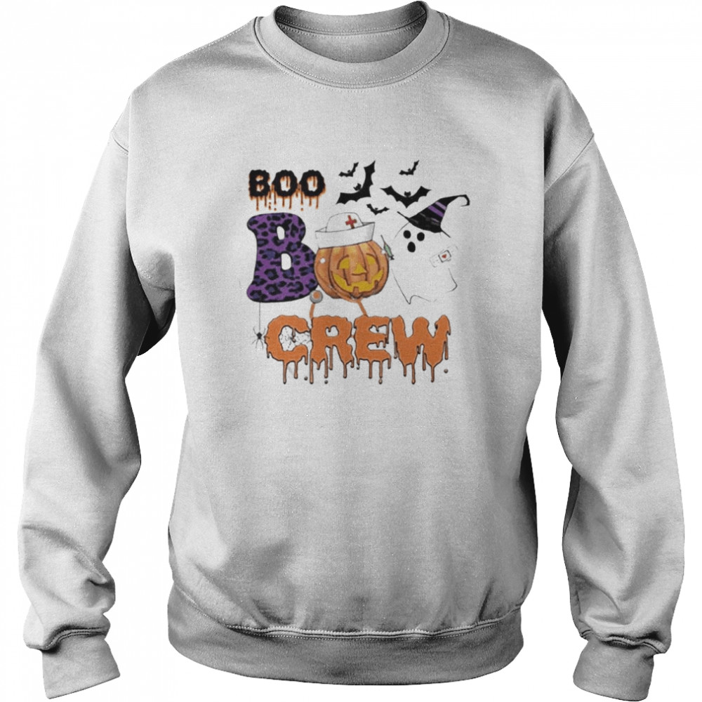 Boo Boo Crew Halloween Nurse Shirt Unisex Sweatshirt