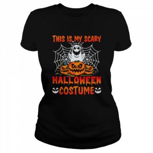 Boo ghost and pumpkin this is my halloween costume 2022  Classic Women's T-shirt