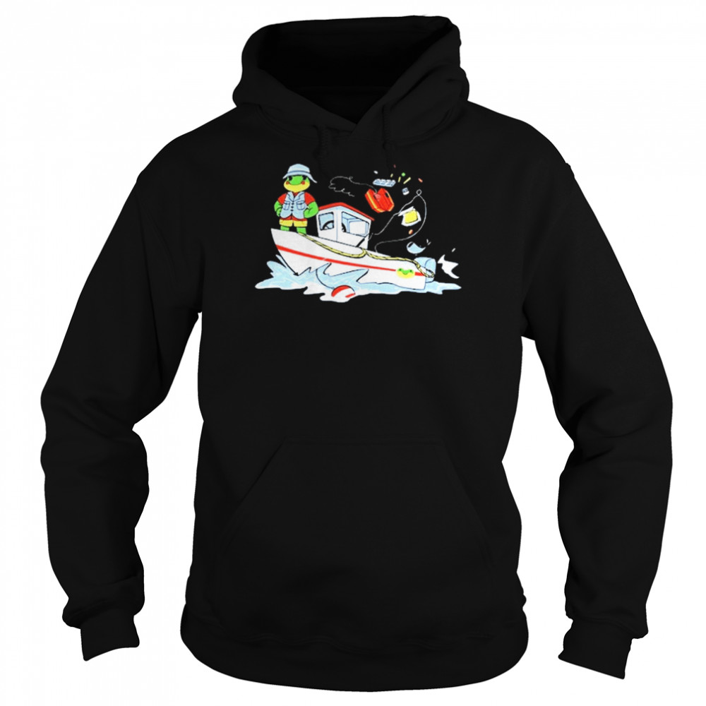 BoomerNA Frog Lil Fishing 2022 Shirt Unisex Hoodie