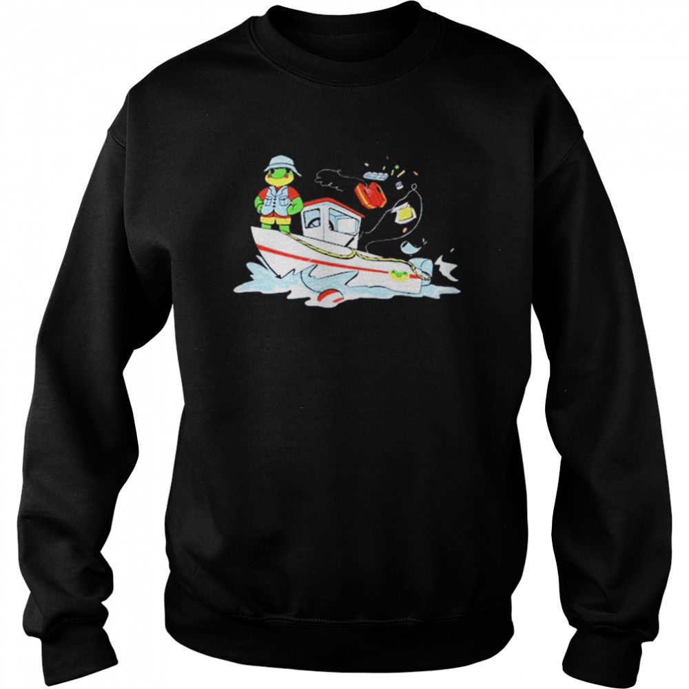 BoomerNA Frog Lil Fishing 2022 Shirt Unisex Sweatshirt