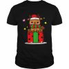 Boon Merry Christmas Girl Woman Amp S Caps Fitted  Classic Men's T-shirt