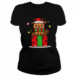 Boon Merry Christmas Girl Woman Amp S Caps Fitted  Classic Women's T-shirt