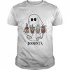 Boorista Boo Coffee, Halloween Spooky Ghost Coffee Barista  Classic Men's T-shirt