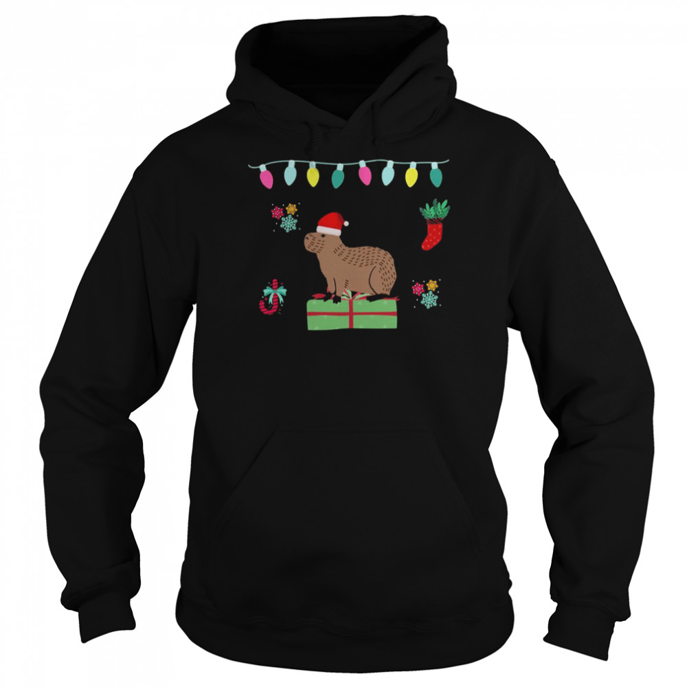 Capybara Christmas Xmas  Unisex Hoodie