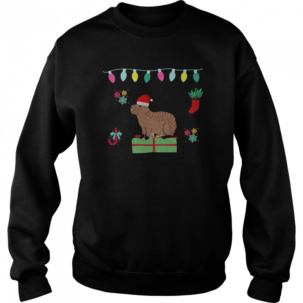 Capybara Christmas Xmas  Unisex Sweatshirt