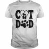 Cat Dad Heart Personalized Cat Dad Shirt Classic Men's T-shirt