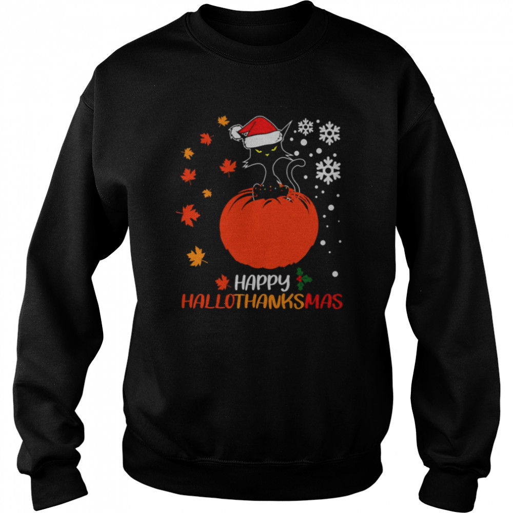 Cat Halloween Thanksgiving Christmas Holidays  Unisex Sweatshirt