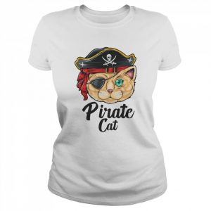 Cat Pirate Shirt Pirate Costume Cat Event Pirate Cats  Classic Women's T-shirt