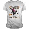 Cat witch Buckle up Buttercup you just flipped my witch switch  Classic Men's T-shirt