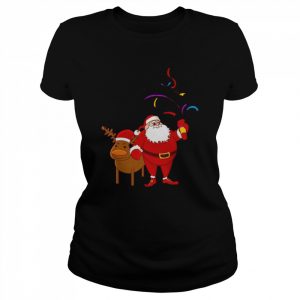 Celebrating The Happiest Time Santa Merry Christmas 2022  Classic Women's T-shirt