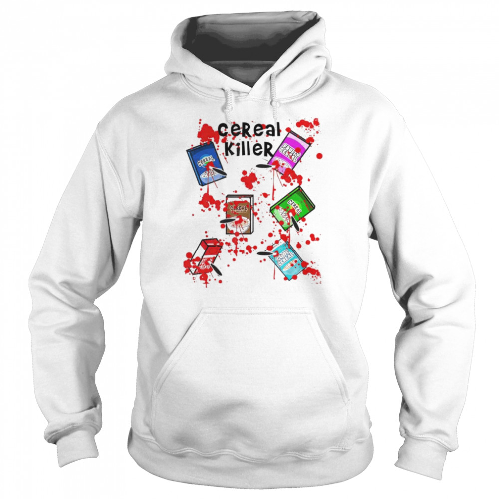 Cereal killer funny easy lazy last minute Halloween  Unisex Hoodie