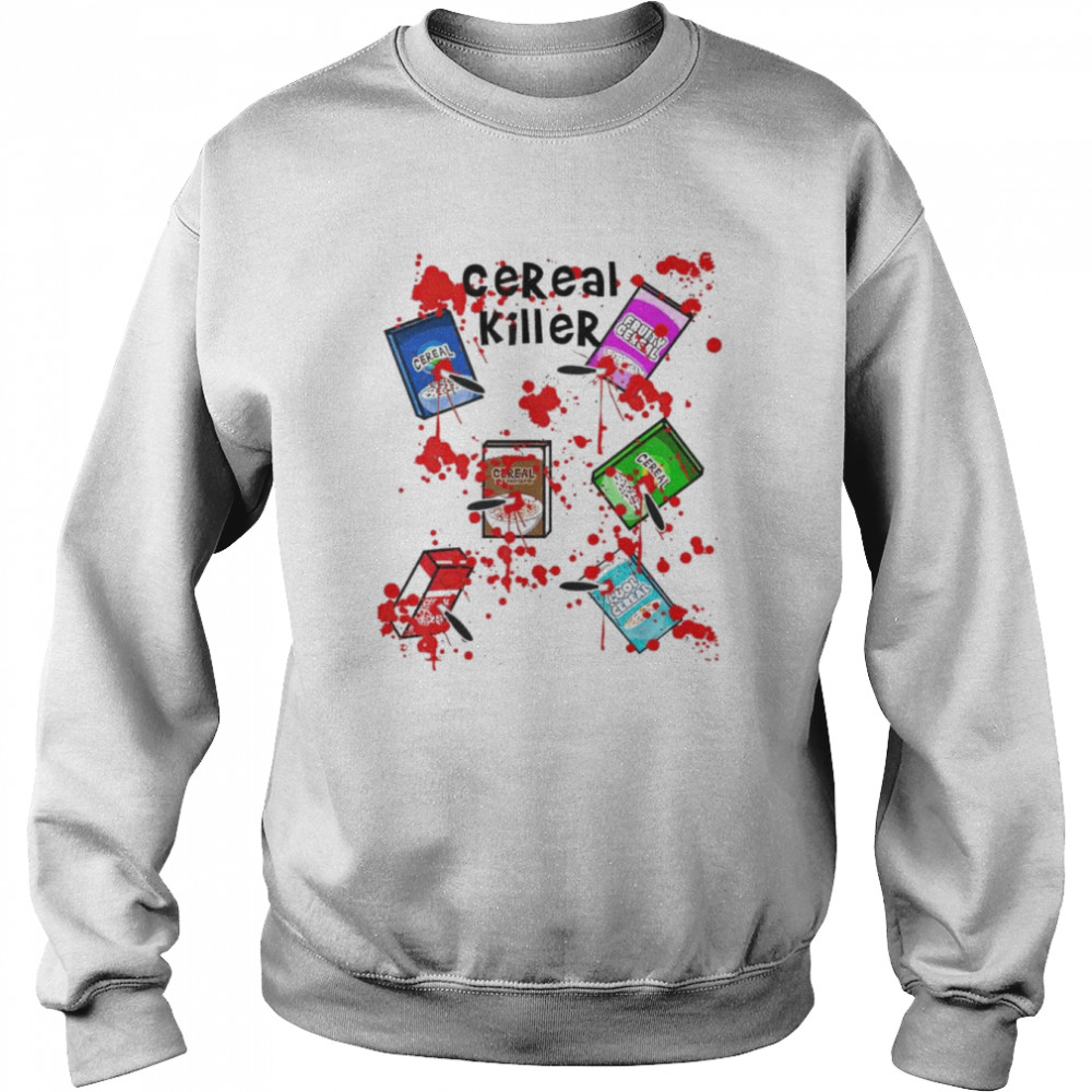 Cereal killer funny easy lazy last minute Halloween  Unisex Sweatshirt