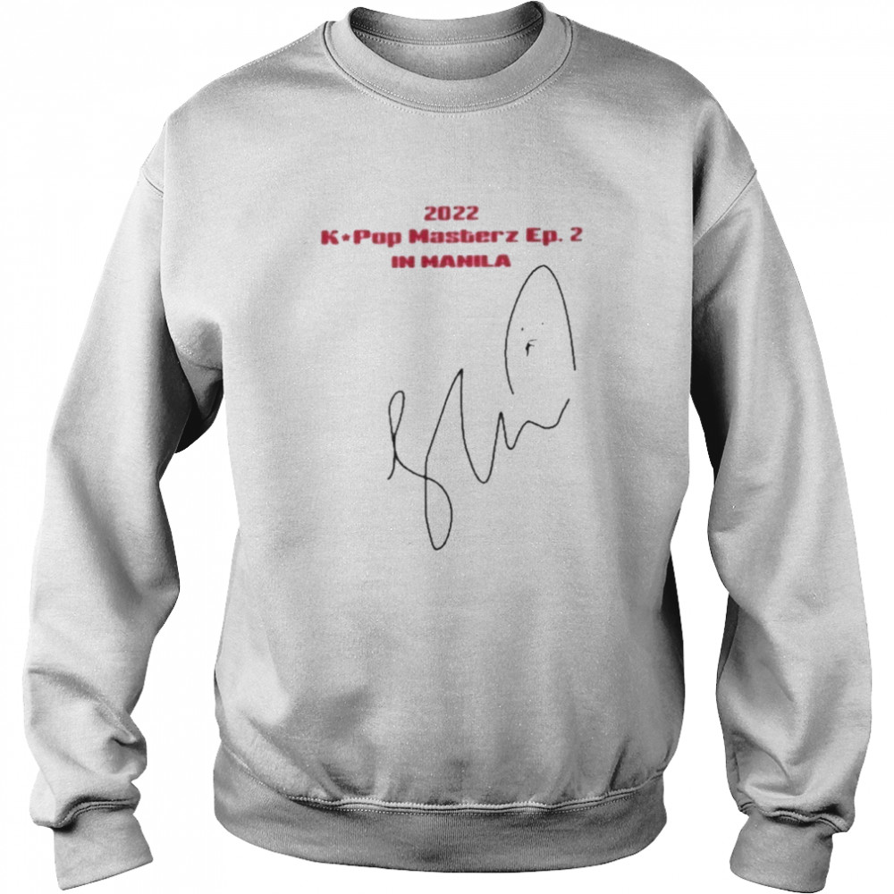 Chanwoo 2022 Yg Ikonic Kpop Masterz Ep 2 In Manila Shirt Unisex Sweatshirt