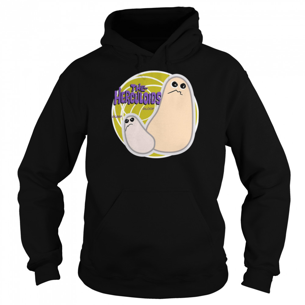 Characters Gloop And Gleep Tribute To The Herculoids 60s Animation  Unisex Hoodie