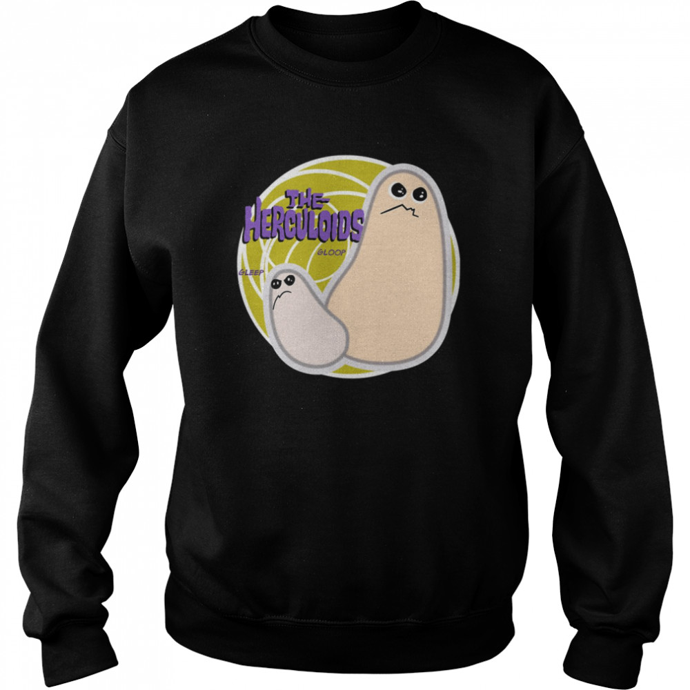 Characters Gloop And Gleep Tribute To The Herculoids 60s Animation  Unisex Sweatshirt