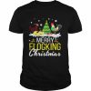 Chicken Noel Hats Dancing On Snow Merry Flocking Christmas  Classic Men's T-shirt