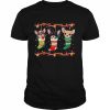 Chihuahua Christmas Lights Funny Xmas  Classic Men's T-shirt