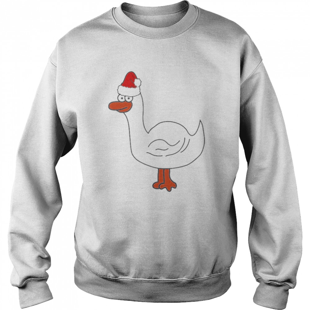 Christmas Goose Xmas Geese Poultry Chicken Farm Shirt Unisex Sweatshirt