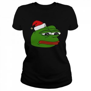 Christmas Pepe Funny Hot Meme  Classic Women's T-shirt